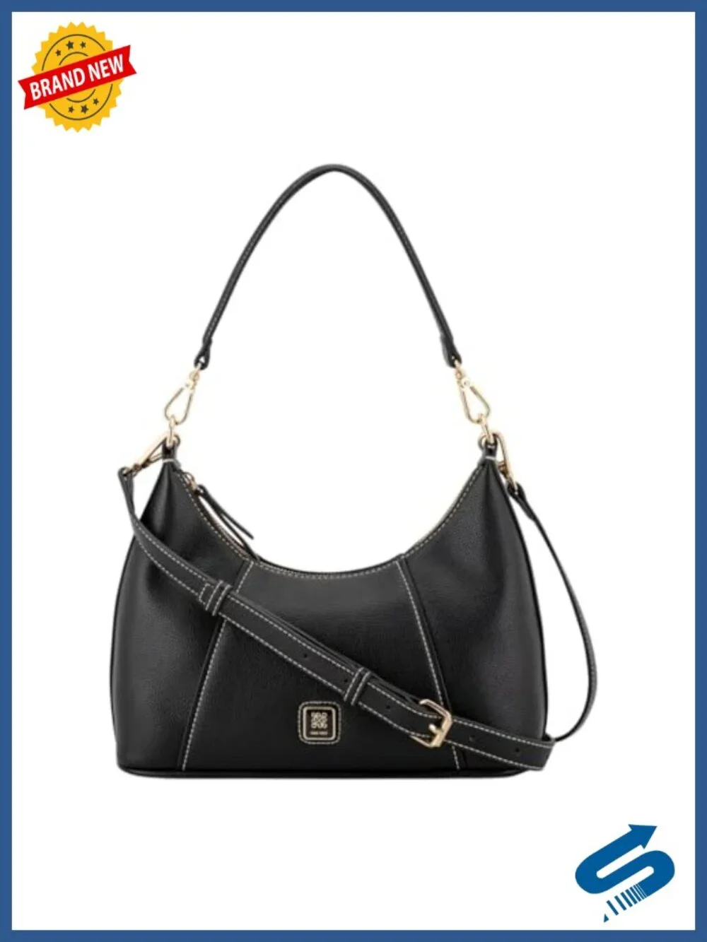 Convertible Shoulder Hobo Bag Faux Leather Crossbody Bag